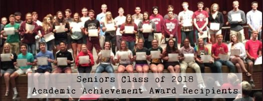 Senior Academic Award Recipients