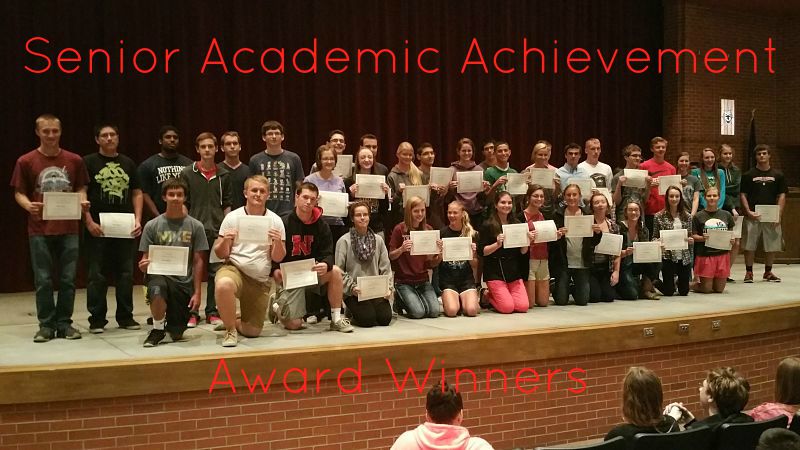 Senior Academic Achievement Award Winners